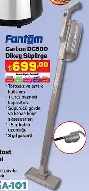 FANTOM CARBON DC500 DİKEY SÜPÜRGE FANTOM CARBON DC500 DİKEY SÜPÜRGE